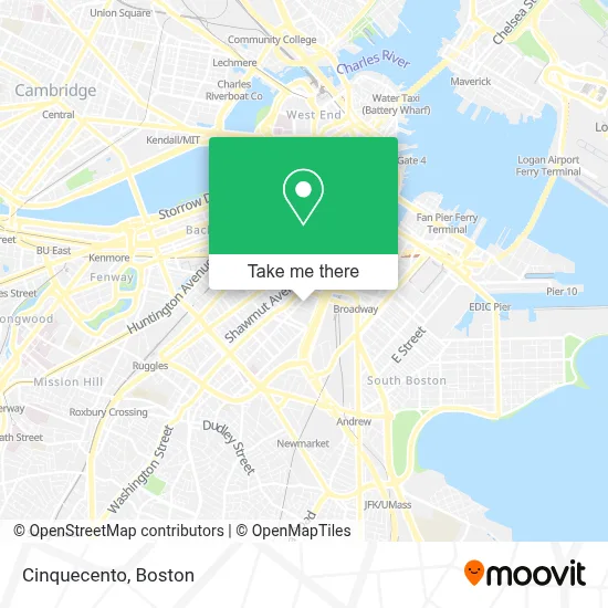 Cinquecento map