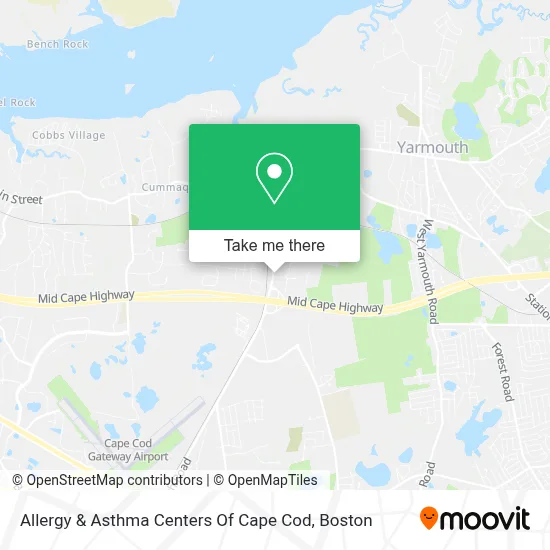 Allergy & Asthma Centers Of Cape Cod map