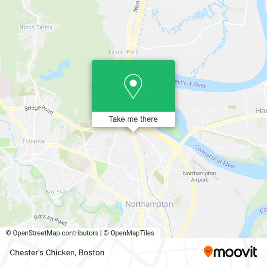Chester's Chicken map