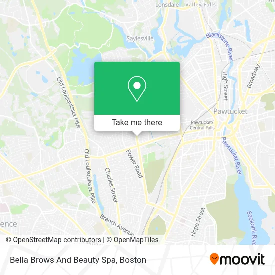Bella Brows And Beauty Spa map