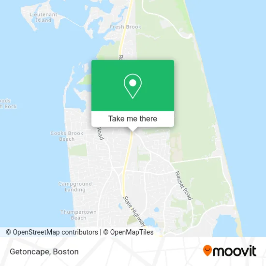 Getoncape map