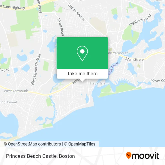 Princess Beach Castle map