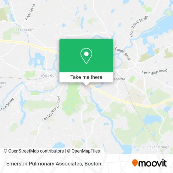 Emerson Pulmonary Associates map