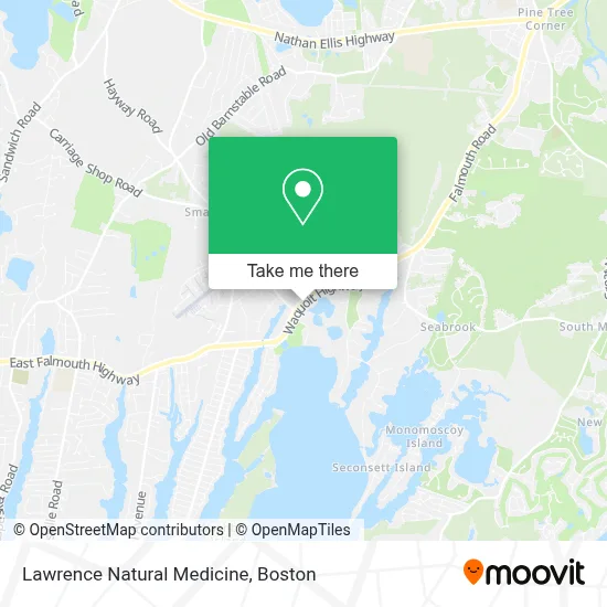 Lawrence Natural Medicine map