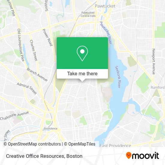 Creative Office Resources map