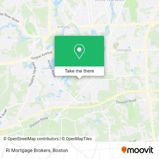 Ri Mortgage Brokers map