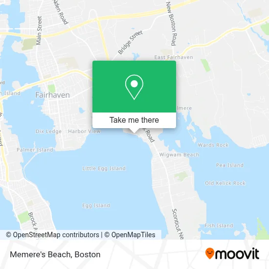 Memere's Beach map