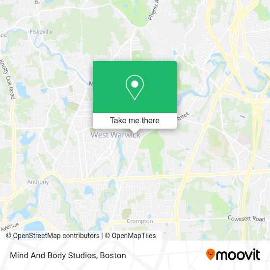 Mind And Body Studios map