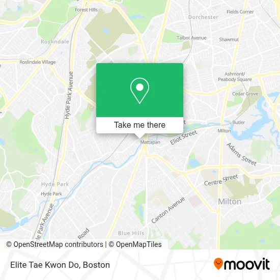 Elite Tae Kwon Do map