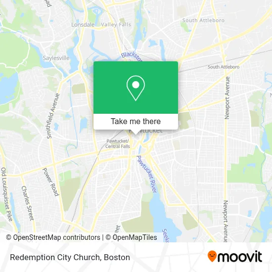 Redemption City Church map