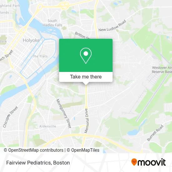 Fairview Pediatrics map