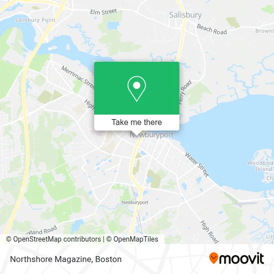 Northshore Magazine map