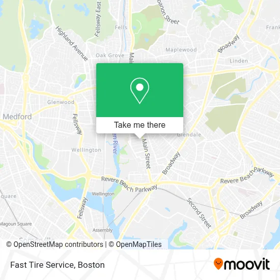 Fast Tire Service map