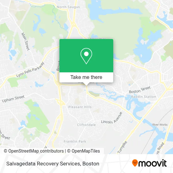 Salvagedata Recovery Services map