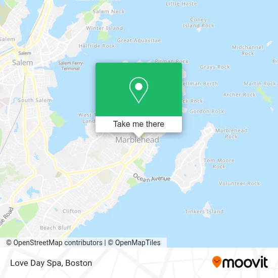 Love Day Spa map