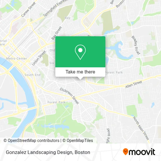 Gonzalez Landscaping Design map