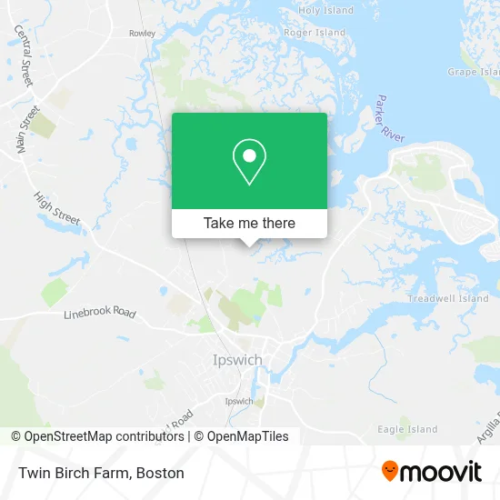 Twin Birch Farm map