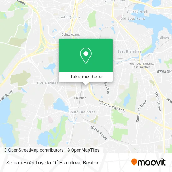 Scikotics @ Toyota Of Braintree map