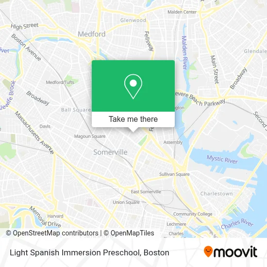 Light Spanish Immersion Preschool map