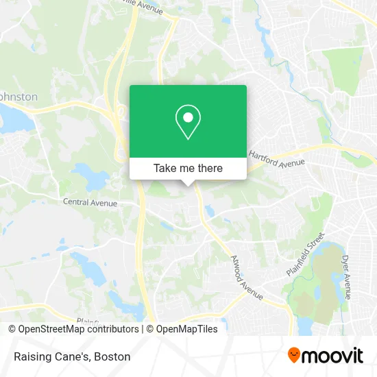 Raising Cane's map