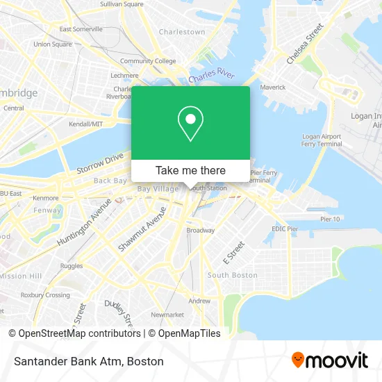 Santander Bank Atm map
