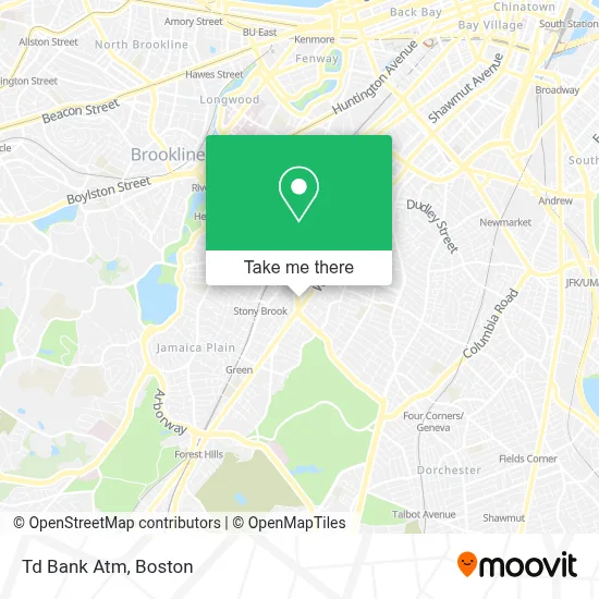 Td Bank Atm map