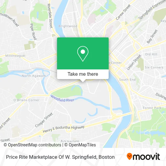 Price Rite Marketplace Of W. Springfield map