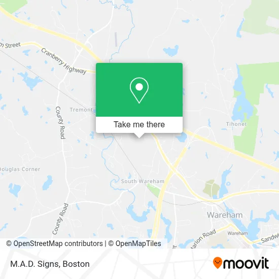 M.A.D. Signs map