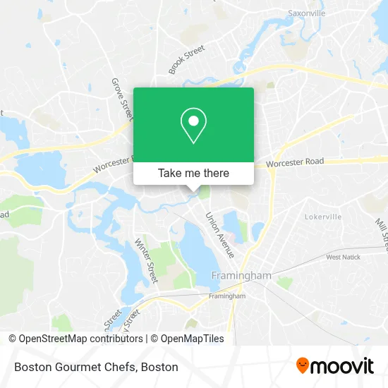 Boston Gourmet Chefs map