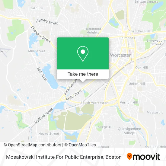 Mosakowski Institute For Public Enterprise map