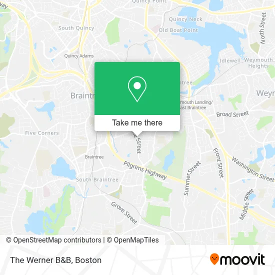 The Werner B&B map