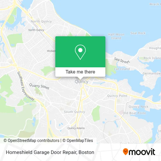 Homeshield Garage Door Repair map