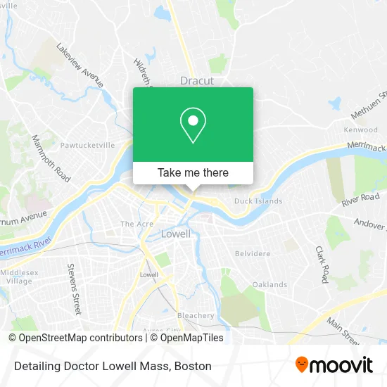 Detailing Doctor Lowell Mass map