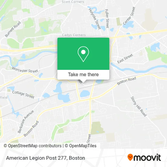 American Legion Post 277 map