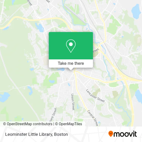 Leominster Little Library map