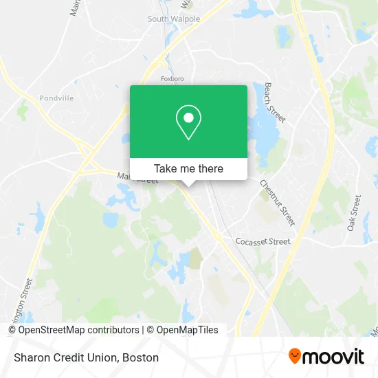 Sharon Credit Union map