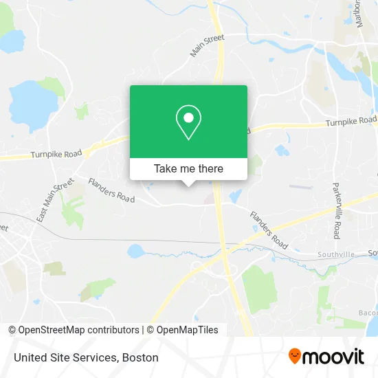 United Site Services map