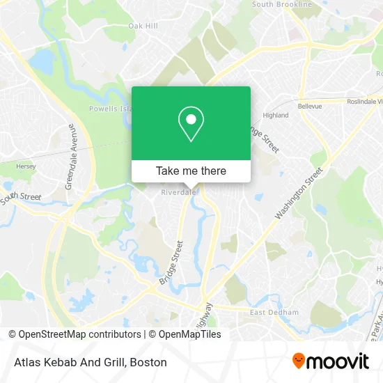 Atlas Kebab And Grill map