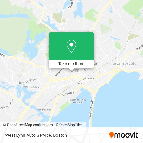 West Lynn Auto Service map