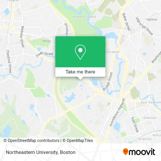 Northeastern University map