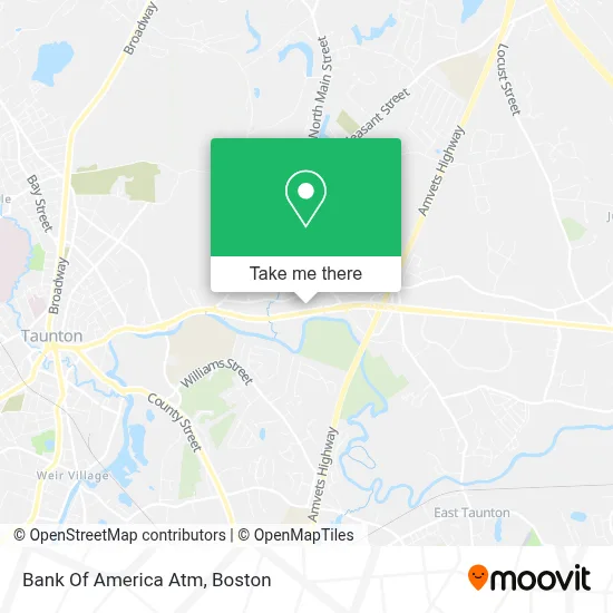 Bank Of America Atm map