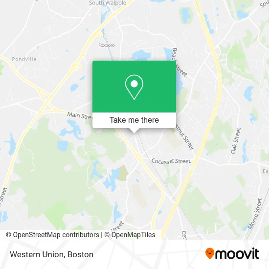 Western Union map