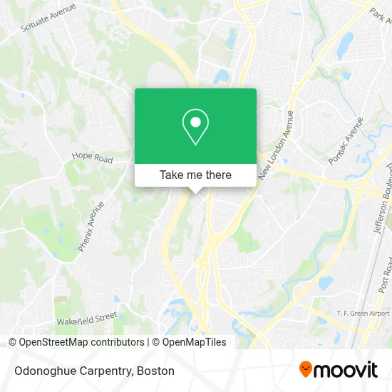 Odonoghue Carpentry map