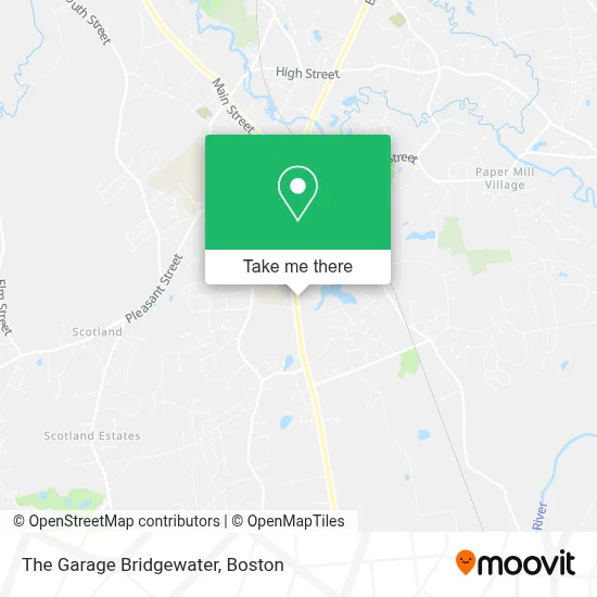 The Garage Bridgewater map