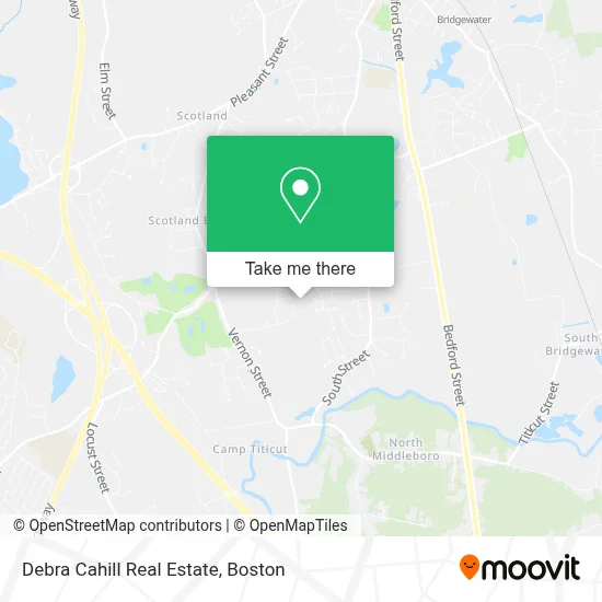 Debra Cahill Real Estate map