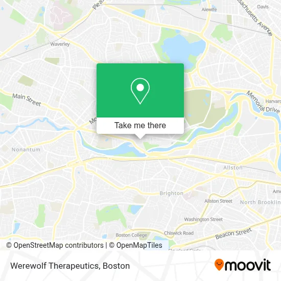 Werewolf Therapeutics map