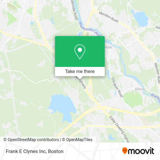 Frank E Clynes Inc map
