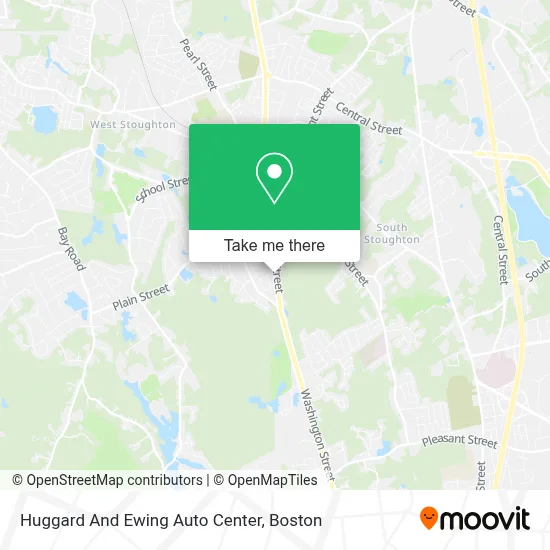 Huggard And Ewing Auto Center map