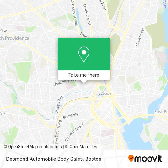 Desmond Automobile Body Sales map
