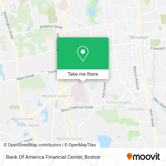 Bank Of America Financial Center map